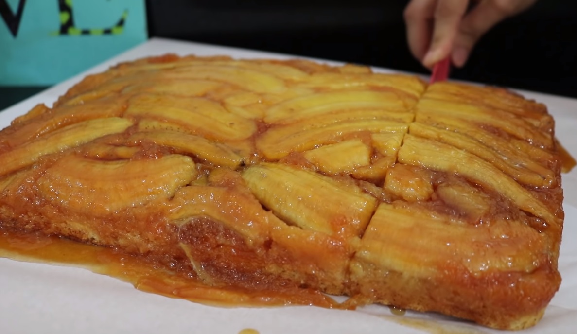 Bolo de Banana Caramelada